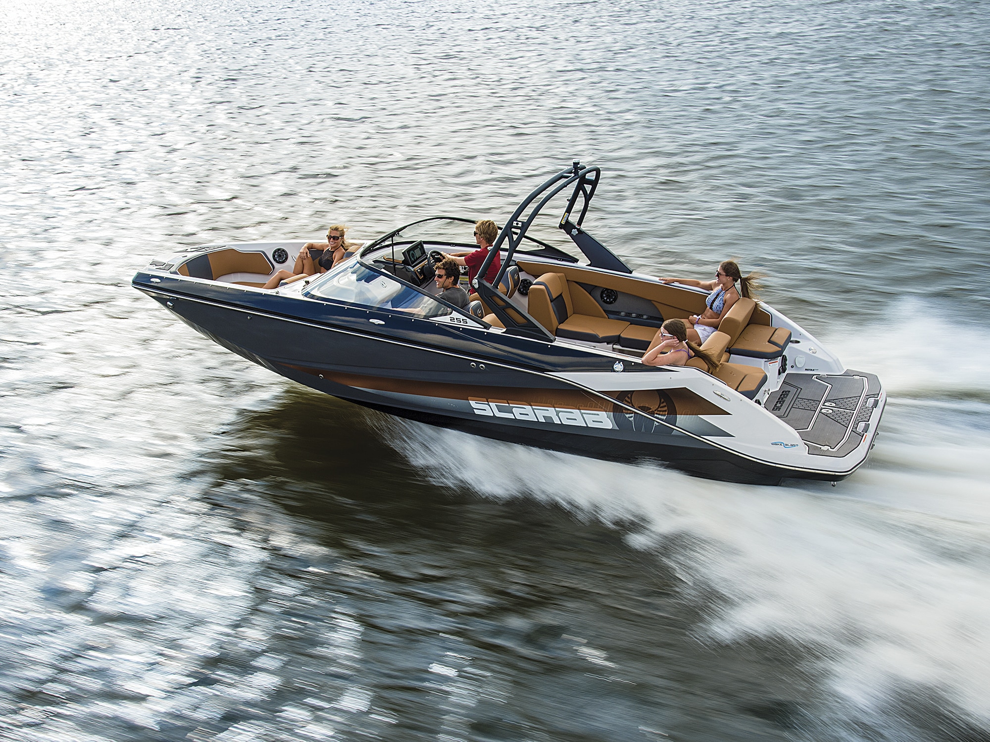 Scarab 255 HOI Wake Edition Wakesurf Review | Boating Mag