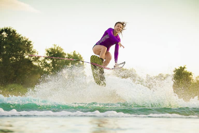 waterskiing