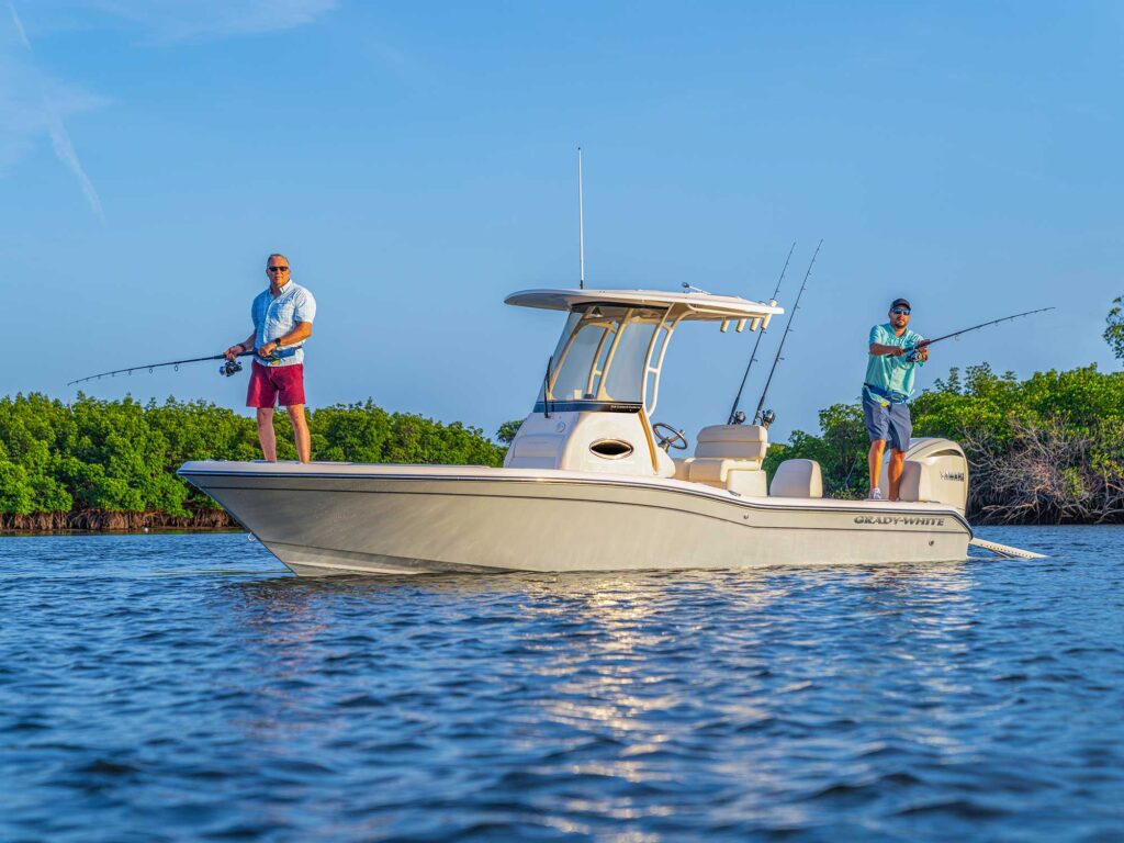 Grady-White 231 Coastal Explorer out fishing