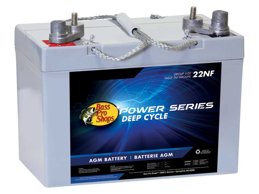 Bass Pro Shops Power Series Deep-Cycle AGM Marine Battery