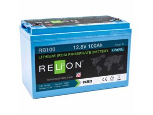 RELiON Group 31 RB100 Lithium Iron Phosphate Deep Cycle Battery, 12V, 100Ah