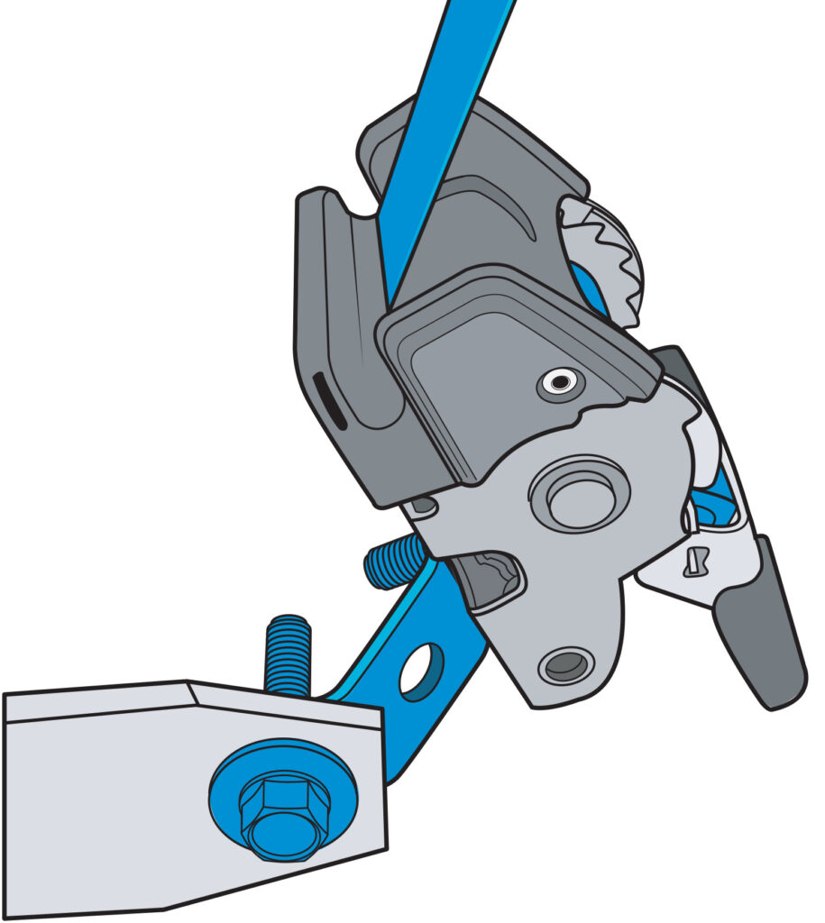 Choosing how to mount transom straps