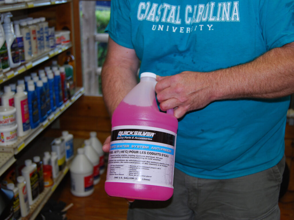 Antifreeze for boat engines