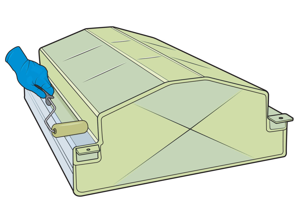 Applying Pettit’s AlumaProtect epoxy