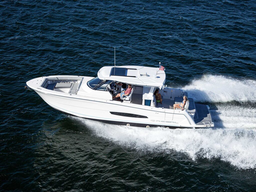 Regal 38 Surf cruising