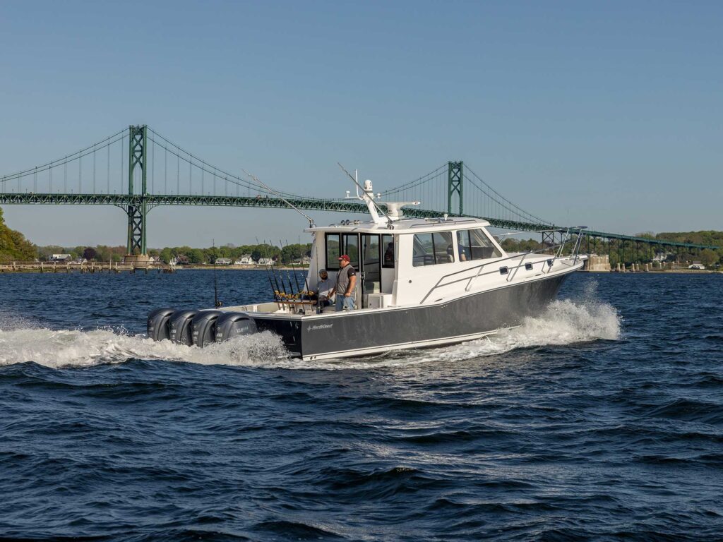 NorthCoast 415 HT in the bay