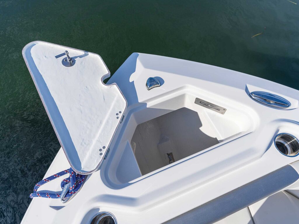 Sailfish 232 CC anchor locker