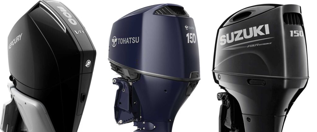 Outboards for tow boats