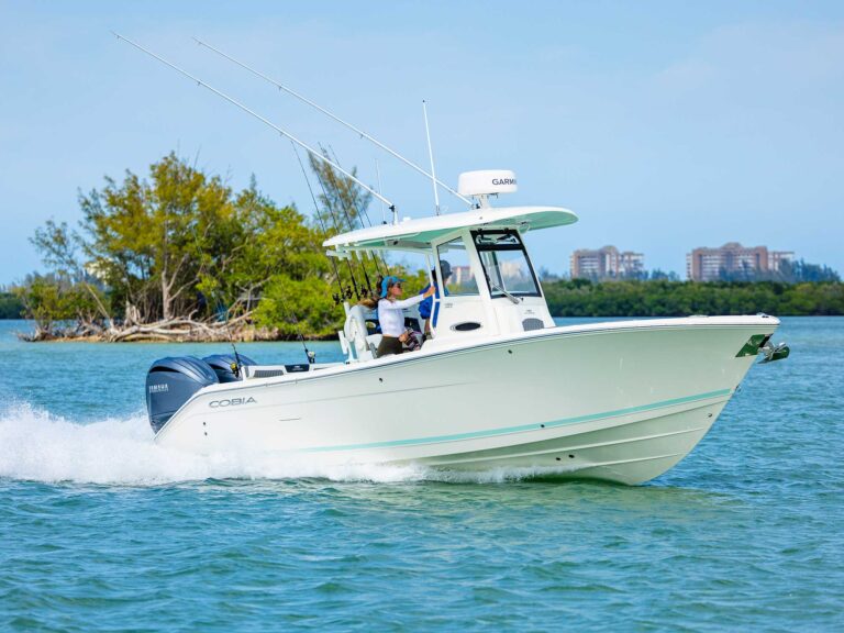 Cobia 265 CC Open running inshore