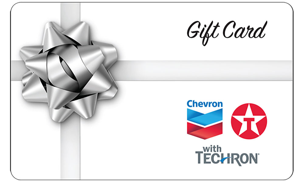 Chevron gift card