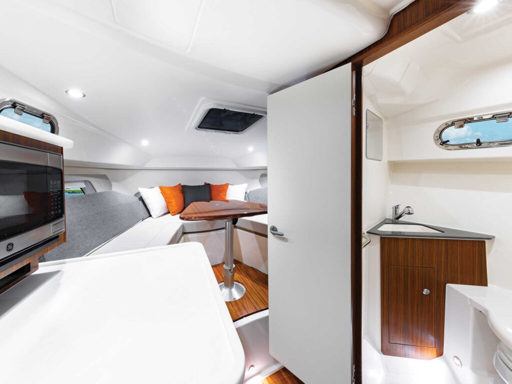 Pursuit OS 325 cabin