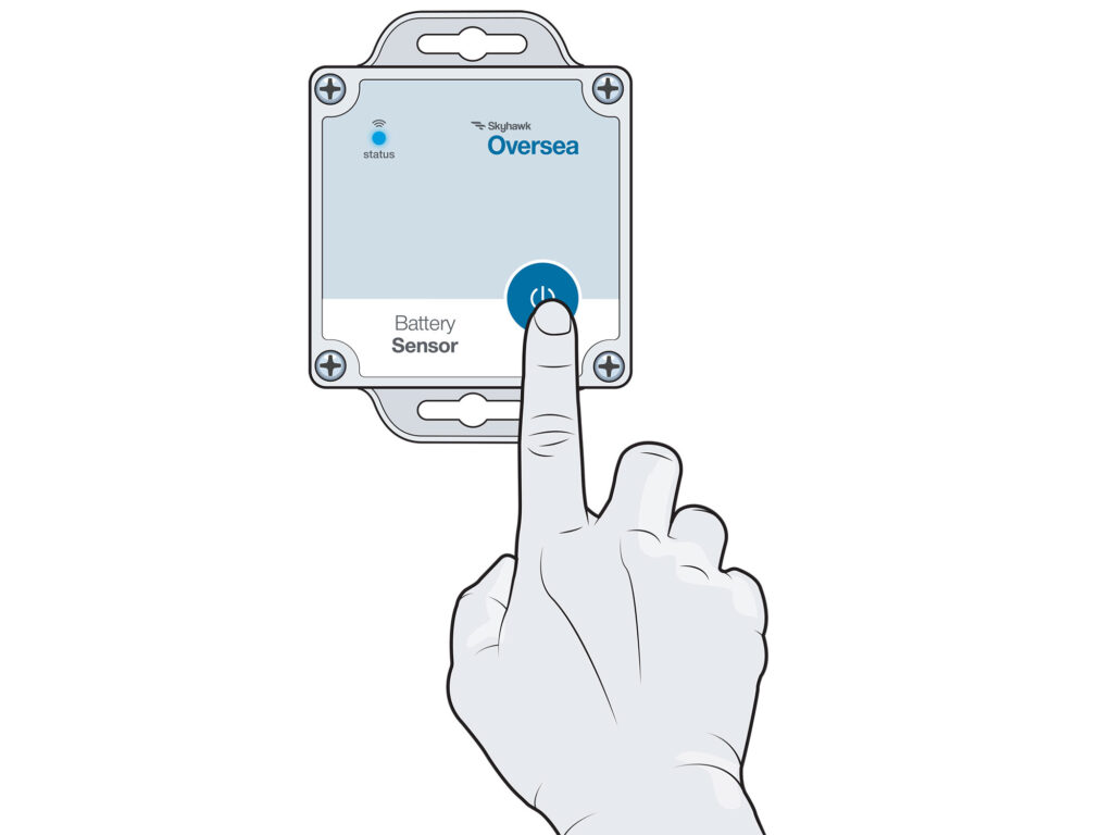 Turning on the Oversea sensors