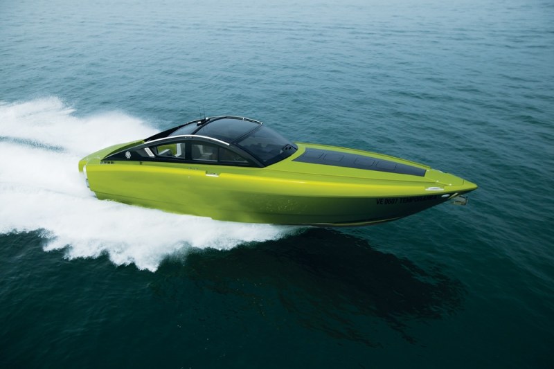LOA: 42'0"
Beam: 11'7"
Draft: 3'11"
Displacement (approx.): 15,786 lb.
Transom Deadrise: 24 degrees
Bridge Clearance: 10'2"
Max Cabin Headroom: 7'0"
Fuel Capacity: 528 gal.
Freshwater Capacity: 100 gal.
Max Horsepower: 1,400
Available Power: Twin MerCruiser or Mercury Racing gasoline sterndrives or Mercury to 1,400 hp total; twin Cummins QSB 5.8 diesels and NXT sterndrives to 940 hp total
More Information: revolverboats.com