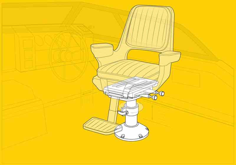 Installing an adjustable pedestal seating system