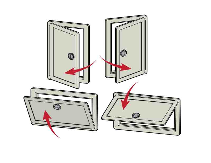 Choosing hinges and latches