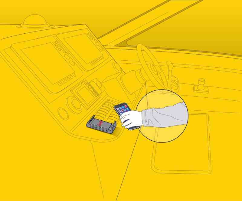 Installing a waterproof cell phone holder