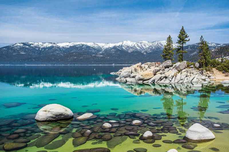 Beautiful clear lake
