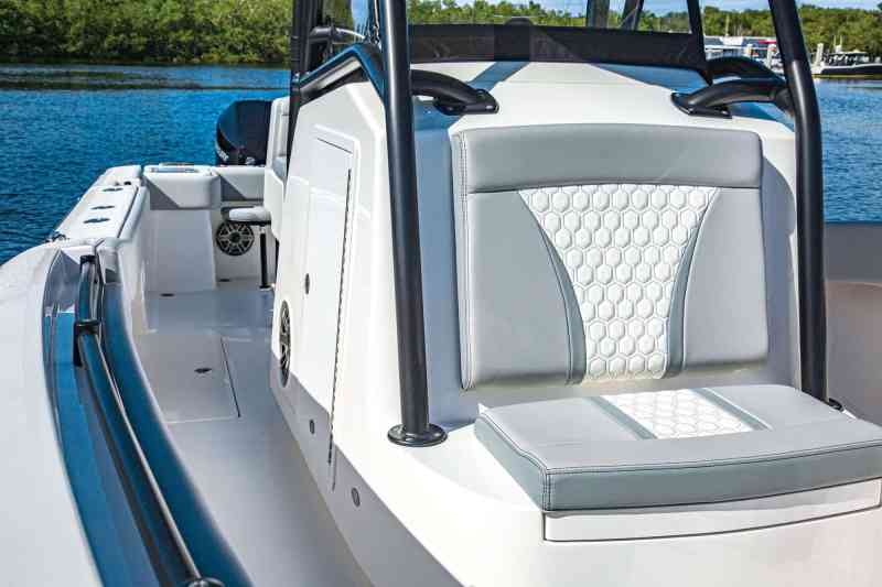 Belzona 27cc seating forward of console