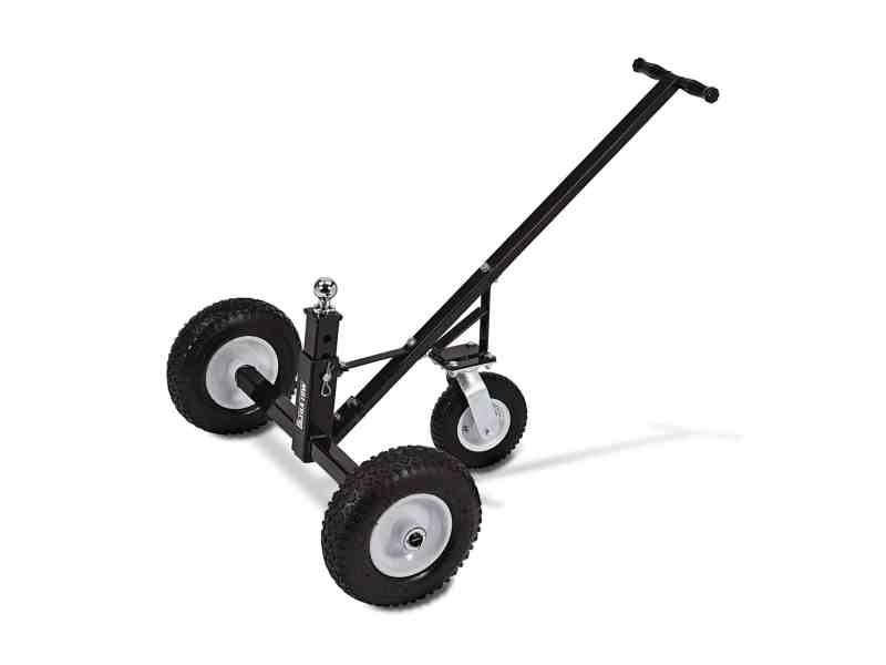 An adjustable dolly for moving a boat easily