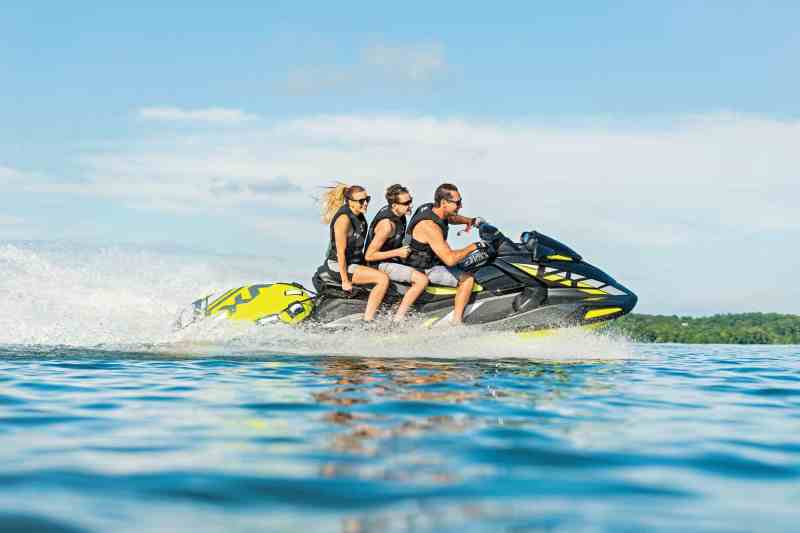Yamaha VX Limited HO with three riders