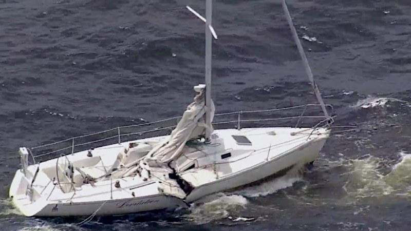 Sailboat Levitation damaged