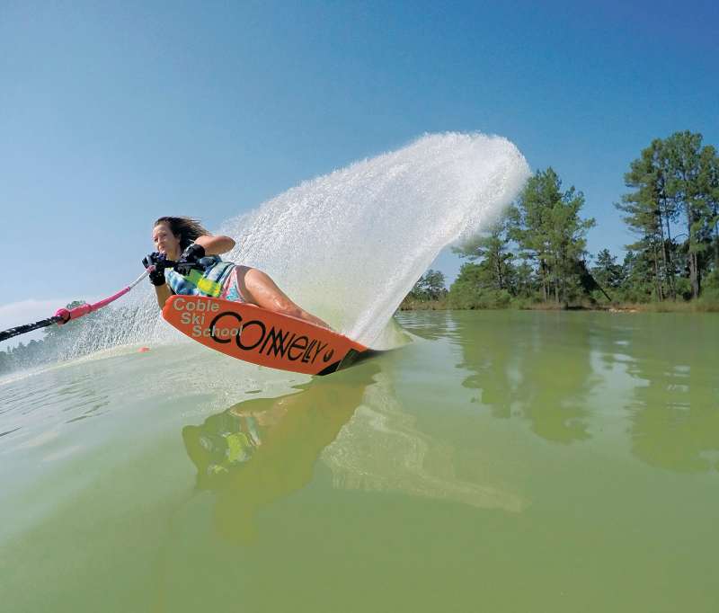 waterskiing