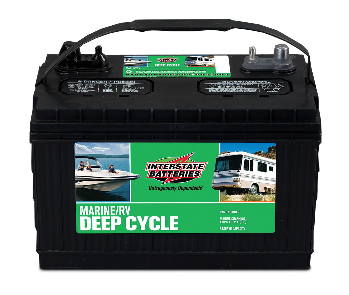 Interstate Marinerv Deep Cycle Battery Group Size 24 405 41 Off 6677