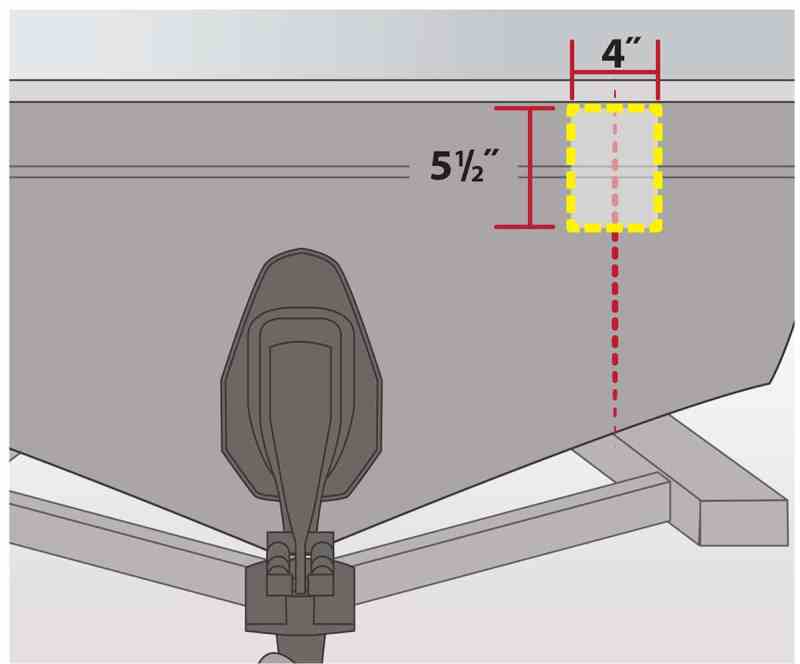 Check behind the transom