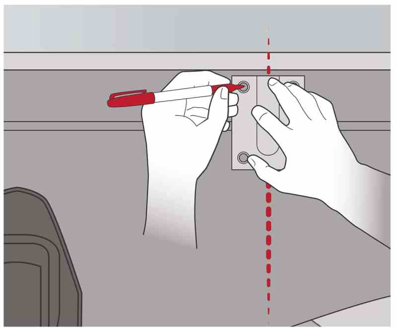 Mark mounting holes
