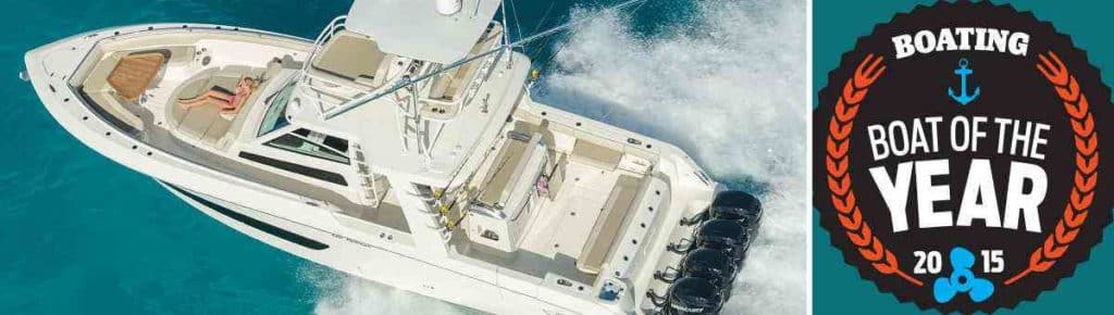 Boston Whaler 420 Outrage Boat of the Year Banner