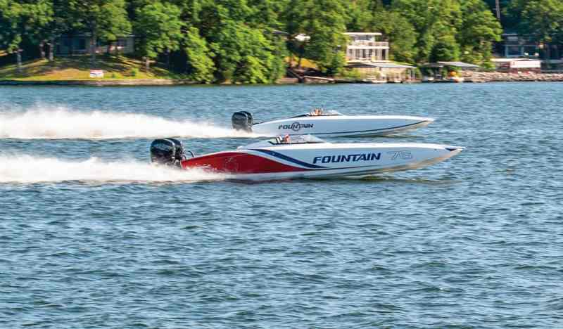Fountain 32 Thunder Cat Boat Test