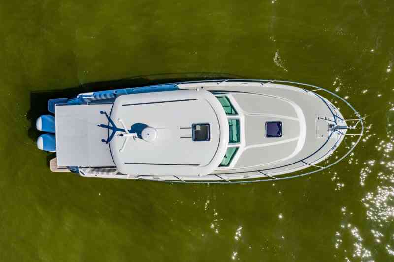 Back Cove Yachts 340 overhead