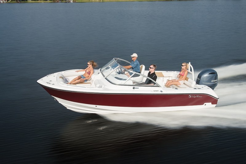 LOA: 20'6"
Beam: 8'6"
Weight: 2,500 lb.
Seating/Weight Capacity: 9/2,500 lb.
Fuel Capacity: 73 gal.