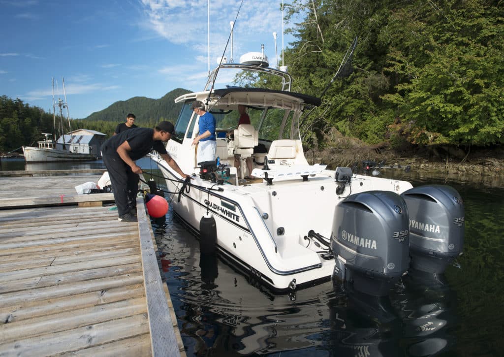 Docking at Walters Cove Resort