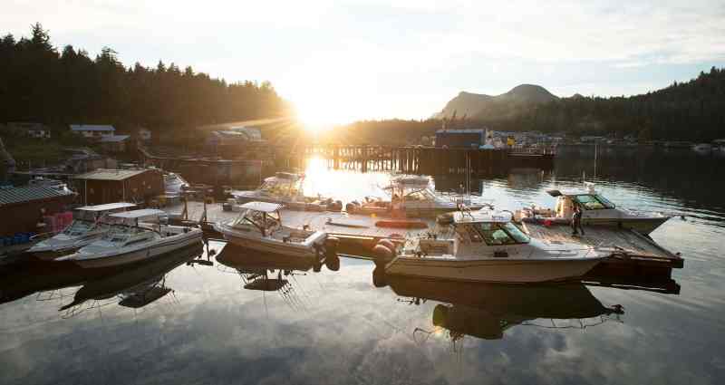 Evening at Kyuquot Island
