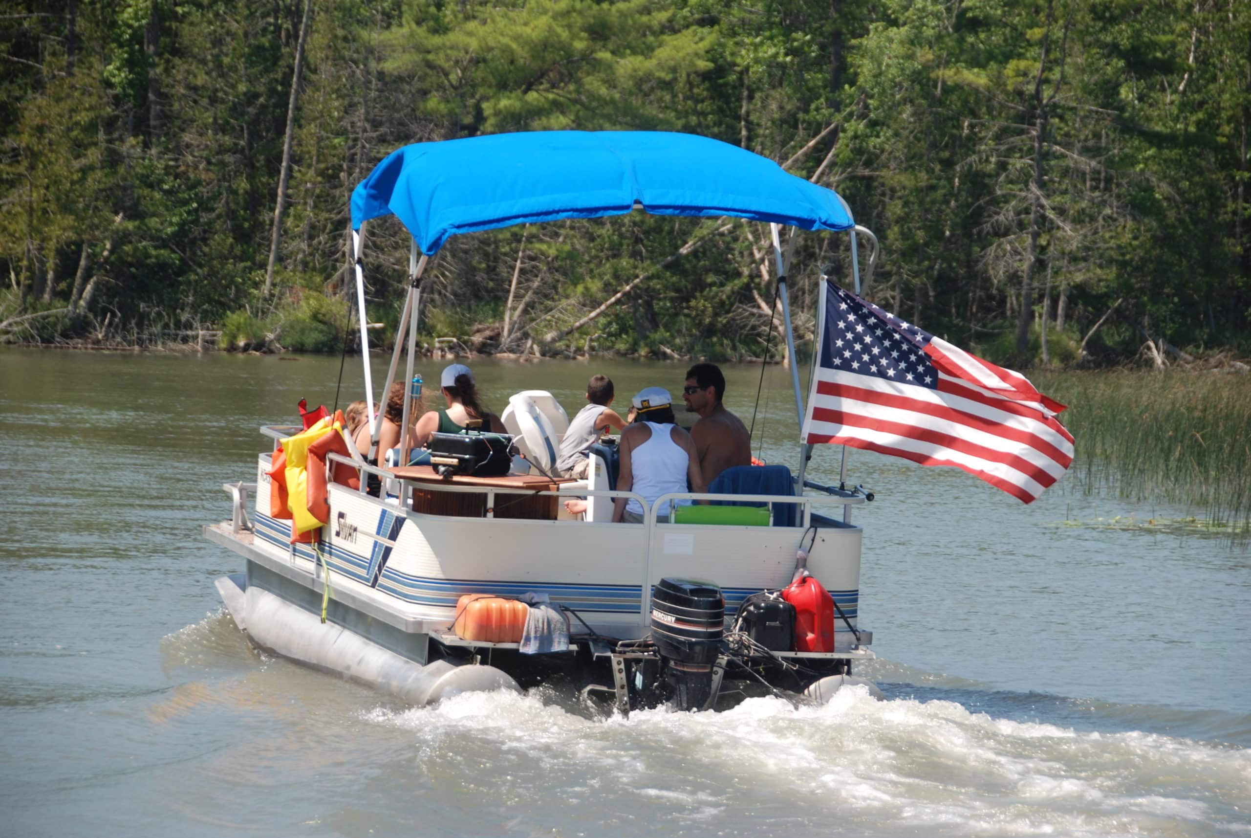 Pontoon Ing Patriotic Pontooning | Boating Mag