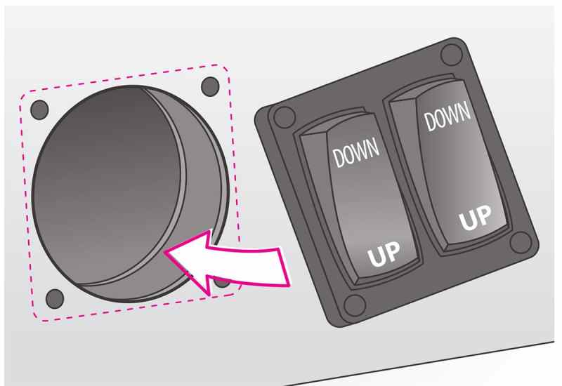 Install the switch panel