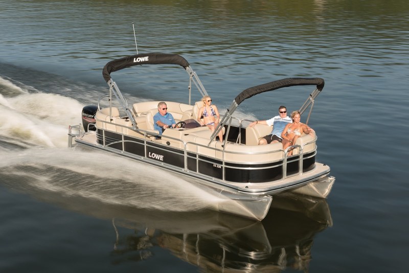 LOA: 23'7"
Beam: 8'6"
Dry Weight: 1,975 lb. (plus power)
Seating/Weight Capacity: 13/1,727 lb.
Fuel Capacity: 24 gal. More Information: loweboats.com