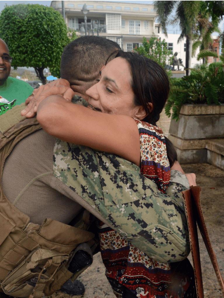 USCG distributes water and supplies to Puerto Rico