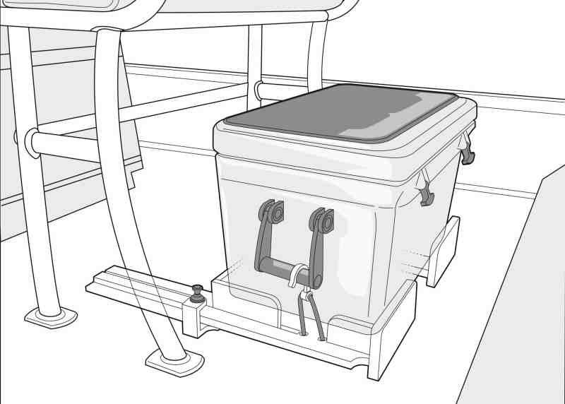 Installing a cooler slide