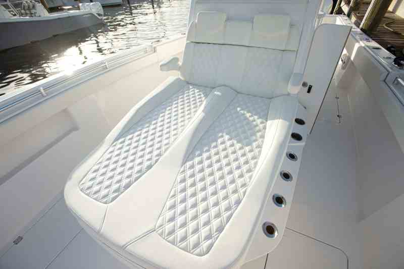 Invincible 33 Catamaran forward lounge