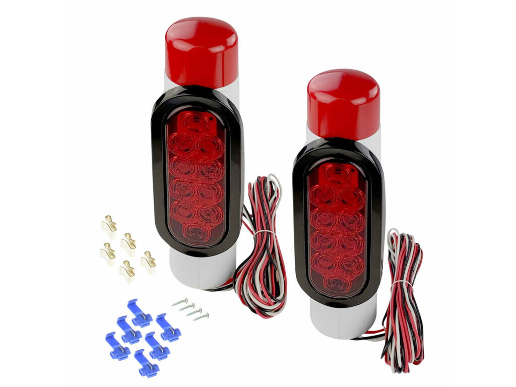 Bass Pro Shops LED Trailer Guide-On Post Pipe-Mounted Taillight Kit