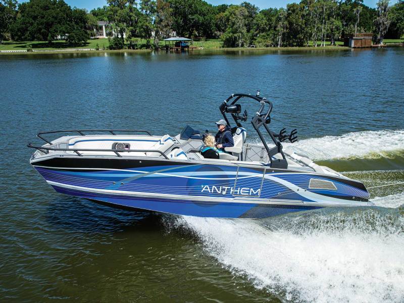 Anthem Karma 23 on a lake