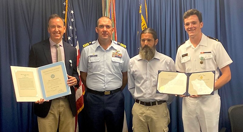 Coast Guard honoring the Shermans