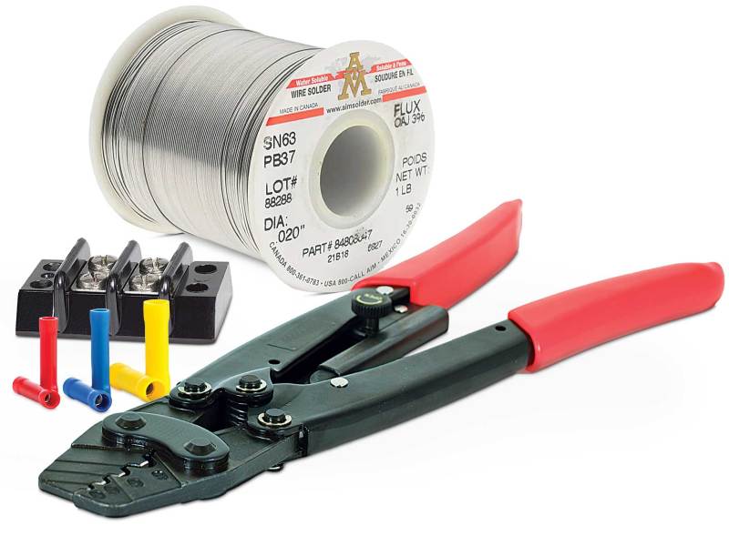 BTG724-Splicing-1 Tools for splicing wires on a boat