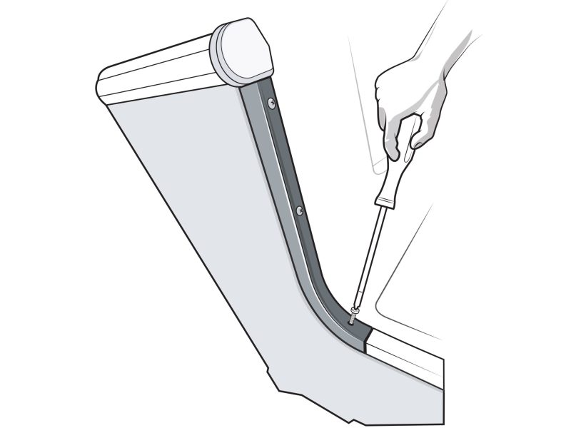 Installing new boat trim