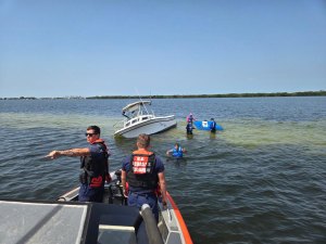 Boat that ran aground