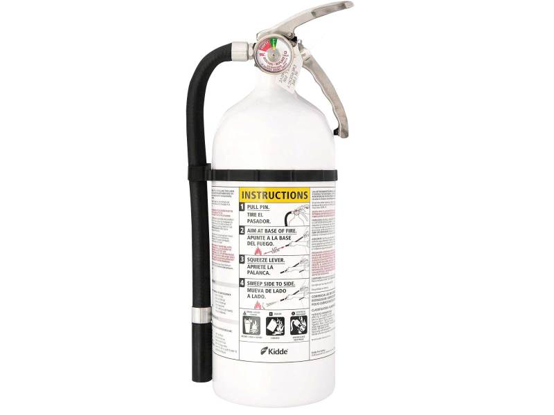 Fire extinguisher for a boat