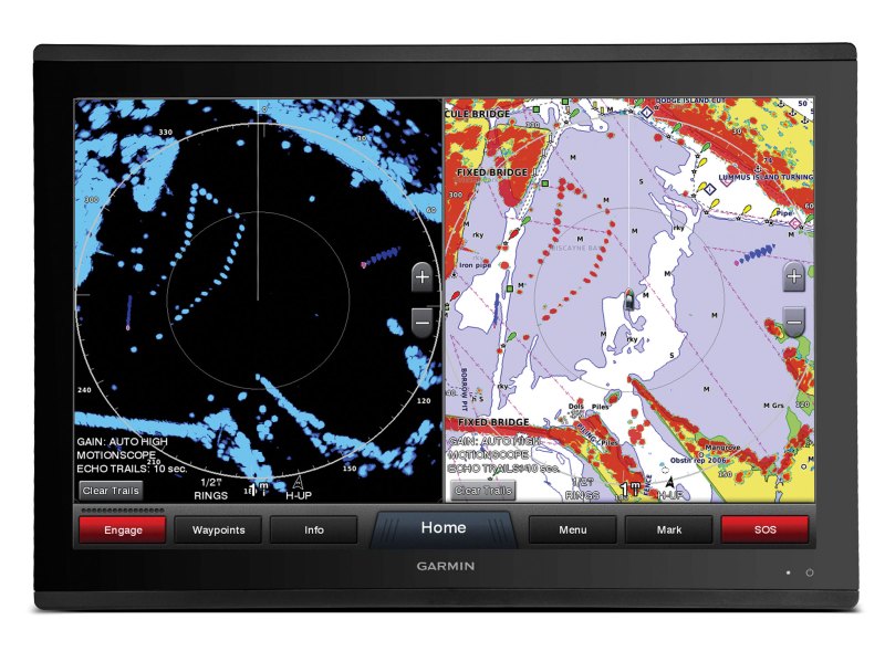 Using radar when boating in fog