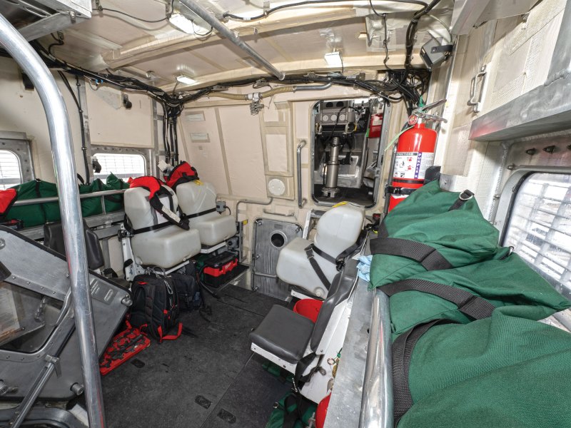 Survivors’ Compartment on Coast Guard 47 MLB
